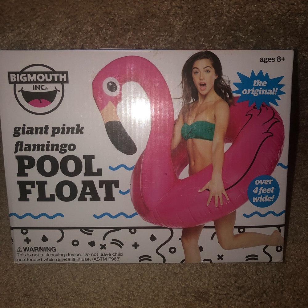 Pink Flamingo Pool Float